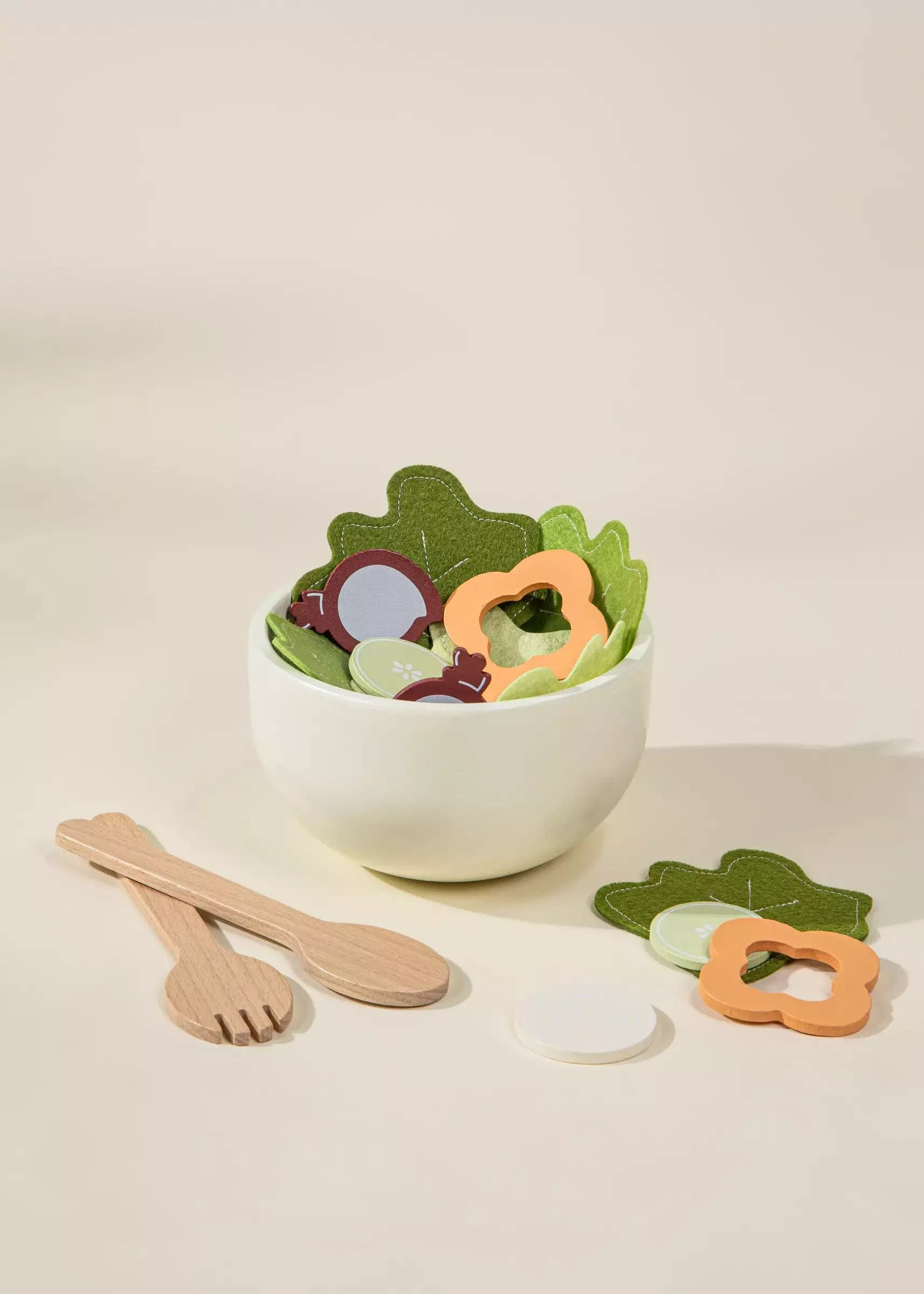 Wooden Salad Playset
