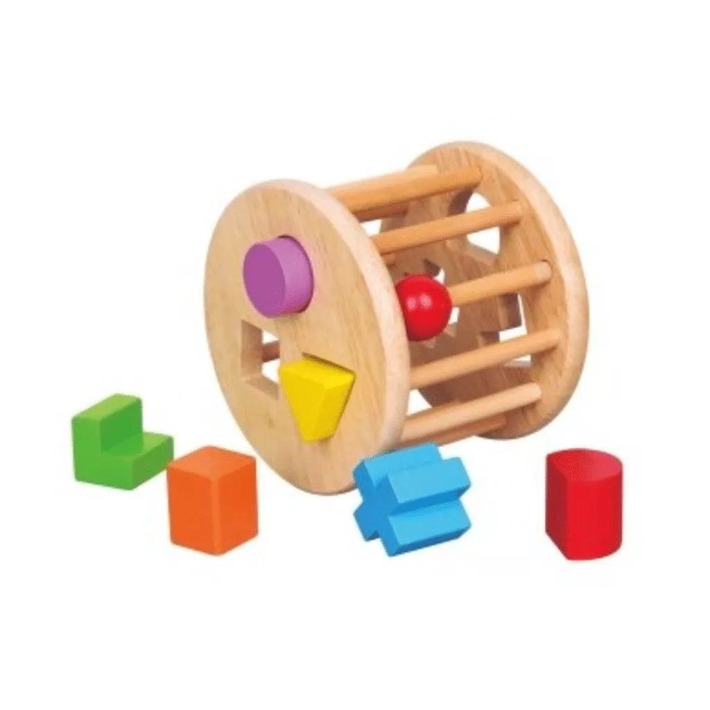 Wooden Shape Sorting Wheel