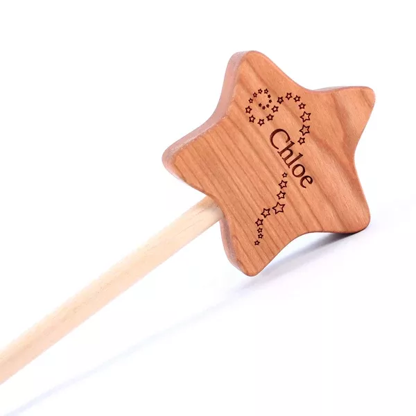Wooden Star Wand