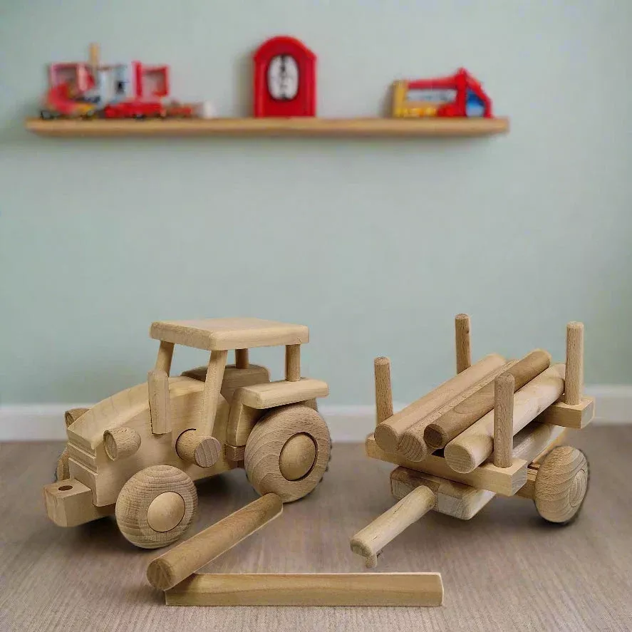 Wooden Tractor