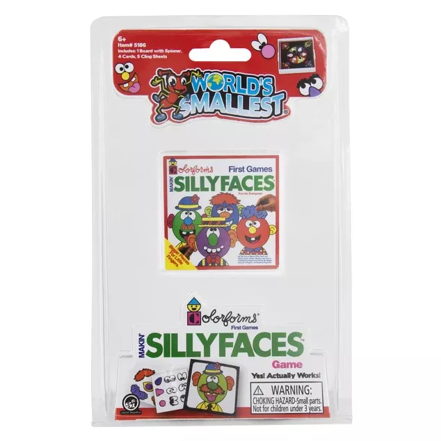 World's Smallest Colorforms Silly Faces