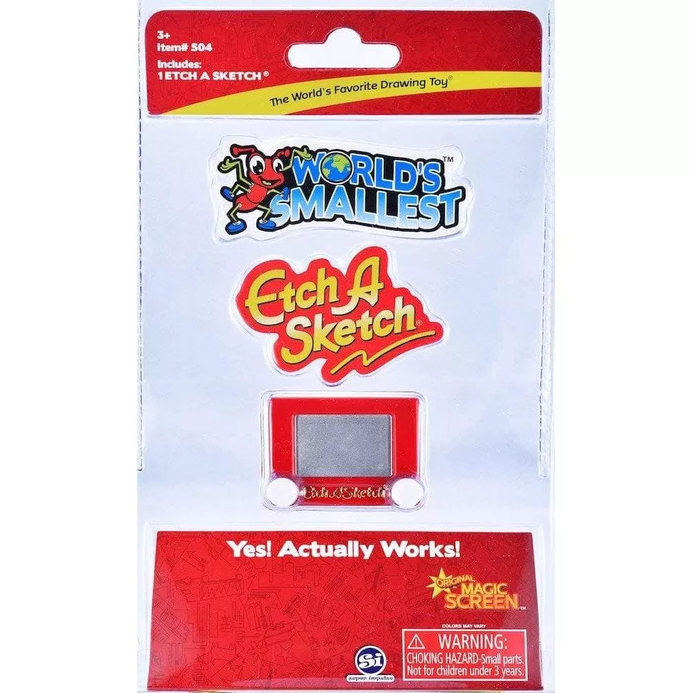 World's Smallest Etch a Sketch