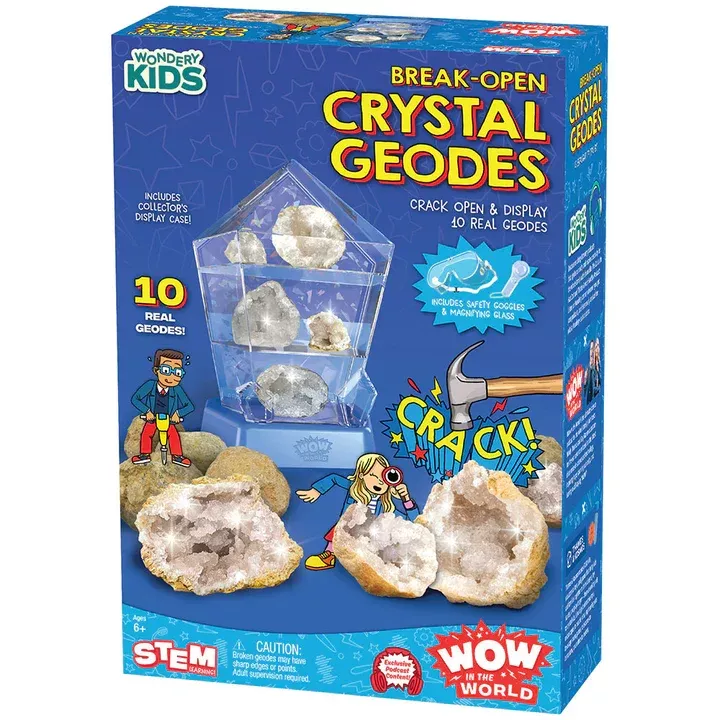 WOW in the World Break-Open Crystal Geodes