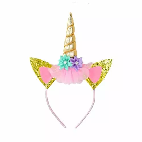 Yellow Unicorn Headband